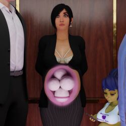 3d 3d_(artwork) animated birth black_hair bloated_belly bra breasts business_suit business_woman casual casual_birth cervix clothing cross_section egg_laying eggs elevator female kaitka_officeeggs kaitlyn_ka legs_together mp4 no_sound ovinaxu pregnant public shirt short_hair skirt supermassive_games the_quarry uterus video white_bra x-ray