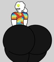 big_ass big_butt cartoon_network cloud_person huge_ass huge_butt mr._small rainbow_shirt teacher the_amazing_world_of_gumball wik45