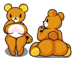 big_ass big_breasts breasts bubble_butt huge_ass lewdewott rilakkuma