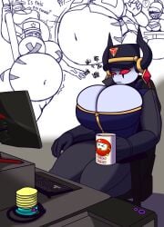 1girls big_breasts clothing countryhumans countryhumans_girl countryhumans_oc ech0chamber echo_chamber(ech0chamber) expansion female female_only fetish inflated_belly inflation japanese_empire_(countryhumans)