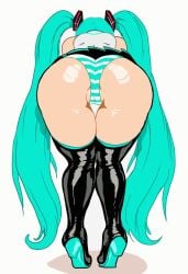 hatsune miku from vocaloid by dumbwitchyy