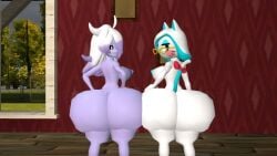 2girls 2milfs ass_cheeks big_ass big_ass_(milf) big_booty big_booty_(milf) big_butt big_butt_(milf) booty_cheeks bubble_ass bubble_ass_(milf) bubble_booty bubble_butt bubble_butt_(milf) butt_cheeks elizabeth_(smg4) kaibernation karen_(smg4) karen_katphish milf smg4