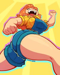 1girls 2026 alternate_breast_size alternate_version_available anime_style approval ashamed bare_arms bare_back bare_chest bare_legs bare_shoulders bare_soles belly_bulge belly_button belt belt_around_boobs big_breasts big_nipples blue_eyes blue_overalls blue_shorts breast_squeeze breasts breasts_bigger_than_head character_name chest cleavage cleavage_cutout cleft_of_venus closed_eyes closed_mouth comic comic_panel curvy_female cute_expression cute_face dynamic_angle dynamic_pose energetic_expression eyes_open female front_view gradient_background hand_on_hip happy hindquarters hips_wider_than_shoulders huge_ass huge_breasts jean_shorts jumping keyla_(patatadave) long_hair looking_at_viewer looking_to_the_side looking_up new_design nipples_visible_through_clothing no_penetration oc open_mouth orange_hair orange_jacket orange_shoes original_character outdoors outdoors_pulling_own_clothes overalls overalls_only patata_dave perspective_shot presenting presenting_breasts presenting_hindquarters press_breast redesign seductive_pose sfw short_shorts skirt skirt_around_belly skirt_lift skirt_up sleeveless_top smiling socks socks_and_shoes socks_only solo sporty_outfit striped_body stripes teal_shorts thick_legs thick_thighs variant_set venus_body victory_pose voluminous_hair wavy_hair wide_hips winking_at_viewer yellow_gloves yellow_jacket