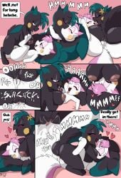 2026 2girls absurd_res accessory age_difference anthro anus areola bed big_areola big_breasts big_butt big_tail biped black_nose bodily_fluids breasts buckteeth butt chest_tuft comic dialogue digitigrade duo english_text eye_contact eyebrows eyes_closed female female/female female_only flower flower_in_hair fuf fur furniture generation_4_pokemon genital_fluids genitals hair hair_accessory half-closed_eyes hard_sex hard_thrusting heart_symbol hi_res humanoid_genitalia humanoid_vulva inside intense_sex kissing lesbian lesbian_mating lesbian_mating_press lesbian_sex looking_at_another looking_at_partner lying lying_on_bed making_love mating mating_press mating_press_tribadism mature_female missionary_position missionary_tribadism multiple_girls narrowed_eyes nintendo nipples nude older_female on_back on_bed open_mouth pachirisu pink_hair pink_nose plant pokemon pokemon_(species) pussy_grinding pussy_juice_between_pussies pussy_on_pussy pussy_press pussy_pressed_against_another pussy_to_pussy rosy_cheeks rough_sex sex shiny_(petokikka) short_hair speech_bubble spiked_tail spikes spikes_(anatomy) tack's_mom_(petokikka) tail teeth text thrusting_into_pussy thrusting_while_tribbing tongue tongue_out tribadism tuft vaginal vaginal_fluids vulva white_body white_fur younger_female yuri