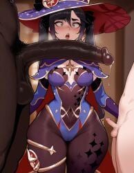 mona (genshin impact) from genshin impact by floox