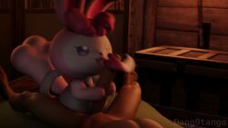 1boy1girl 3d 3d_animation audio bedroom_eyes bodyjob bow_accessory bow_ribbon bowtie chibi dang0tango duo female fingers furry handjob hands_on_penis human interspecies kissing kissing_penis lagomorph licking licking_penis loop looping_animation male_pov mammal mp4 pal_(species) palphilia palworld penis_kiss penis_kissing pocketpair ribbuny straight tagme video watermark