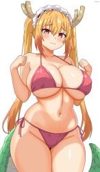 tohru (dragon maid) from kobayashi-san chi no maidragon by eclypse