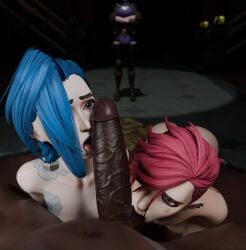 arcane caitlyn from arcane by brightburn3d