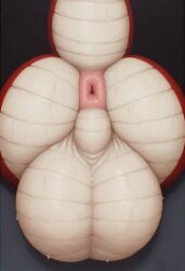1boy ai_generated anus ass ass_focus backsack balls ballsack big_anus big_ass big_balls big_butt close-up close_up feral feral_only furry furry_only furrypornaddiction huge_ass huge_balls huge_butt hyper hyper_balls male male_only perineum rear_view scales scalie scalie_only solo solo_feral solo_male stuck_in_wall sweat sweatdrop sweating sweaty sweaty_ass wall