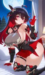 1boy 1boy1girl 1girl 1girls 1male ahoge ai_generated bare_shoulders bed bedroom big_ass big_boobs big_breasts big_tits black_corset black_hair black_hair_female blowjob_gesture blushing blushing_female boobs breasts busty busty_female captain_(honkai_impact) corset curvaceous curvaceous_body curvaceous_female curvaceous_figure curvaceous_hips curvaceous_thighs curvy curvy_body curvy_female curvy_figure curvy_hips eyes female female/male full_moon fully_clothed fully_clothed_female gloves hair hair_between_eyes hair_ornament hips honkai_(series) honkai_impact_3rd hourglass_figure hourglass_figured_female hoyoverse image kneeling kneeling_female kneeling_on_bed large_boobs large_breasts large_tits lifting_skirt lips long_hair male male/female mihoyo miniskirt moon multicolored_hair night night_background night_sky pawg phat_ass plump_breasts plump_hips plump_thighs plump_tits red_eyes red_eyes_female red_gloves red_hair red_skirt seele_vollerei seele_vollerei_(starchasm_nyx) sexy sexy_dress sexy_female sideboob smiling thigh_boots thighs tree trees two-tone_hair unique_hair veliona voluptuous voluptuous_female wide_hips window