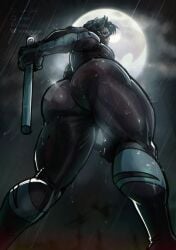 1boy 2d 2d_(artwork) antibooart ass ass_bigger_than_head ass_focus batman_(series) big_ass big_ass_(male) big_butt big_butt_(male) bubble_ass bubble_ass_(male) bubble_butt bubble_butt_(male) butt_focus clothed_male clothing dc dc_comics dick_grayson digital_media_(artwork) gay gay_male hi_res high_resolution highres looking_at_viewer looking_back looking_back_at_viewer looking_down male male_ass male_butt male_focus masculine masculine_male mask masked_male muscular muscular_ass muscular_legs muscular_male muscular_thighs night night_sky nightwing no_sex rain raining seductive seductive_ass seductive_body seductive_male seductive_pose superhero superhero_costume thicc_ass thicc_thighs thick thick_ass thick_butt thick_legs thick_thighs voluptuous voluptuous_body voluptuous_male