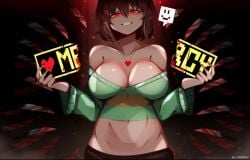 chara from undertale by likesac