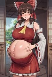 reimu hakurei from touhou by zeulzin