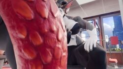 3d animated anthro becoming_erect big_ass big_breasts big_penis clothes_ripping dragon elias_(roroboros) female furry futa_focus futanari getting_erect gym gym_clothes horsecock huge_ass huge_cock hyper_ass muscles sound sound_effects tagme thick_thighs torn_clothes tradelt video weightlifting weights wide_hips