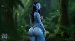 3d 3d_(artwork) ai_assisted ai_generated alien alien_girl alien_humanoid athletic athletic_female avatar:_fire_and_ash back_view bandeau barely_clothed barely_contained beautiful big_ass big_butt bikini bikini_top black_hair blue_skin bottom_heavy braids bubble_butt curvy fangs female_only fire forest forest_background hand_on_hip high_quality high_resolution highres hourglass_figure hourglass_figured_female huge_ass james_cameron's_avatar jewelry large_ass leather lewdstein loincloth long_hair looking_at_viewer micro_bikini na'vi neytiri oiled oiled_skin parody pointy_ears revealing_clothes seductive skimpy skimpy_bikini straps string_bikini string_panties stripes suggestive thick_ass thick_thighs thighs toned tribal tribal_clothing voluptuous