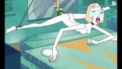 accurate_art_style animated blushing_female closed_eyes dildo dildo_in_ass moaning moaning_in_pleasure nude nude_female pearl_(steven_universe) sound steven_universe tagme tounge_out video watercolorotica_(artist) white_skin