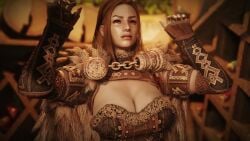 3d animated blonde-haired_female blonde_female blonde_hair bouncing_breasts breasts cape clothed fur_cape light-skinned_female molagballin music short_hair short_video shorter_than_30_seconds skyrim swaying swaying_breasts swaying_hips tagme tavern teasing the_elder_scrolls the_elder_scrolls_v:_skyrim video