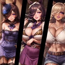 1girls bimbofication breast_expansion cygames rice_shower_(umamusume) tagme transformation transformation_sequence umamusume umamusume_pretty_derby