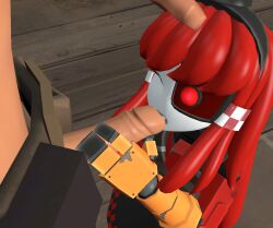 3d 3d_(artwork) 3d_model closed_eyes engineer engineer_(team_fortress_2) erect_penis female garry's_mod hand_on_head hand_on_penis horny_female human_male humanoid humanoid_penis male mimi_sentry multicolored_eyes naked naked_male nude outside penis penis_in_mouth red_hair robot robot_girl sentry sentry_(team_fortress_2) sentry_turret sex source_filmmaker straight tagme team_fortress_2 tf2 valve valve_(company) video_games weapon