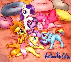 anibaruthecat applejack_(mlp) fluttershy_(mlp) friendship_is_magic hasbro mane_six_(mlp) my_little_pony pinkie_pie_(mlp) pussy rainbow_dash_(mlp) rarity_(mlp) smooth_skin tagme twilight_sparkle_(mlp)