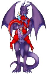 anal ass balls bodily_fluids claws cum dragon duo genital_fluids genitals hi_res knot male male/male myder onikkussu scalie size_difference wings xenoghelion