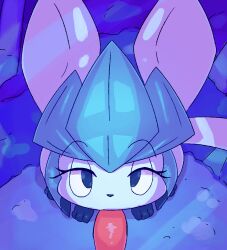 2023 2d 3_toes animated blue_body blue_eyes blue_fur digital_media_(artwork) eeveelution feet fellatio female female_penetrated feral fur generation_4_pokemon genitals gif glaceon half-closed_eyes lodetail looking_at_viewer looking_up loop male male_penetrating male_penetrating_female narrowed_eyes nintendo oral oral_penetration penetration penile penis pokémon_(species) pokemon pokemon_(species) sex toes