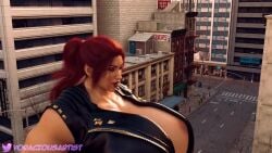 16:9 3d animated bbw belly big_belly big_breasts burp burping enormous_belly eva_(voraciousartistry) giantess huge_belly mp4 ponytail red_hair sound sound_effects ssbbw tagme video voraciousartistry walking