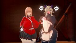 1futa 1girls 3d ahe_gao artoria_pendragon_(lancer_alter) balls big_breasts big_penis big_thighs blush breasts busty eastboundaura88 english_text fate/grand_order fate_(series) female femdom florence_nightingale_(fate) futanari futasub huge_balls huge_breasts huge_cock huge_thighs hung_bottom koikatsu large_breasts large_penis large_thighs long_penis penis thick_thighs thighs uncensored voluptuous