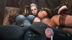 1futa 1girls 3d blizzard_entertainment blue_skin cum cum_in_pussy cum_inside forsaken futa futa_on_female futadarkrim futanari huge_cock human human_(world_of_warcraft) interspecies katherine_proudmoore large_balls large_breasts light-skinned_female light_skin milf older_female red_eyes sylvanas_windrunner thick_thighs undead_(warcraft) warcraft white_hair world_of_warcraft