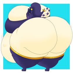 animal_crossing ankha big_ass big_breasts breasts bubble_butt female huge_ass mario_(series) pregnant shy_gal transformation user3345