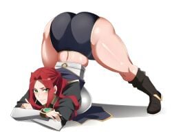 1girls big_ass big_breasts bitch_(shield_hero) female female_only jack-o_pose malty_s_melromarc royalty solo tate_no_yuusha_no_nariagari thick_thighs traced_art