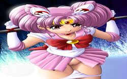 bad_aspect_ratio bishoujo_senshi_sailor_moon bondage chibi_usa clothing high_res onoe panties sailor_chibi_moon skirt torn_clothes