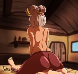 1boy 1boy1girl 1girls animated ass cowgirl_position female house jakesev purah purah_(tears_of_the_kingdom) riding sheikah sехual tagme tears_of_the_kingdom the_legend_of_zelda topless unseen_male_face white_hair