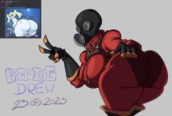 fempyro from team fortress 2 by brewingdrew