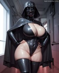 ai_generated big_breasts darth_vader rule_63 stable_diffusion star_wars