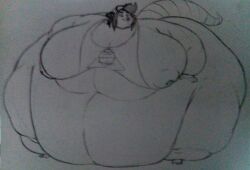anthro belly big_moobs fat furry huge_ass huge_belly huge_moobs hyper_belly itzcharlie kosmonius male male_only moobs morbidly_obese morbidly_obese_male nipples obese obese_male overweight overweight_male rat rodent shirt solo_focus solo_male tail tank_top thick_thighs