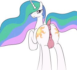 2020 absurd_res anatomically_correct anatomically_correct_anus anatomically_correct_genitalia anatomically_correct_pussy animal_genitalia animal_pussy anus ass balls clitoris cutie_mark digital_media_(artwork) dock equid equine equine_anus equine_genitalia equine_pussy feral friendship_is_magic futa_only futanari genitals hair hasbro herm hi_res hooves horn intersex looking_back mammal mane multicolored_hair multicolored_mane multicolored_tail my_little_pony pink_anus pink_balls pink_eyes pink_pussy princess_celestia_(mlp) puffy_anus pussy raised_hoof raised_tail simple_background smile tail trash_anon unicorn white_background