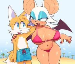 rouge the bat from sega by glare (artist)