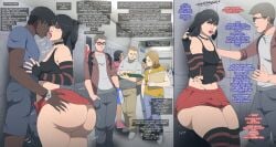 2023 big_ass caption cheating contingency crossdressing cucked_by_femboy cuckold dark-skinned_male english_text femboy femboysub gay girly goth huge_ass interracial kissing male netorare ntr school tagme tay_(contingency) thick_thighs tongue_kiss wide_hips yaoi