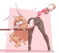 aisaka_taiga anal anal_beads anal_beads_pull anal_beads_rip anal_beads_tail anal_only anal_tail borvar brown_eyes brown_hair bunny_ears female femsub heart-shaped_pupils huge_anal_beads ripped_out sex_toy tagme toradora!