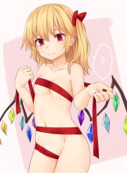 breasts flandre_scarlet miyo_(ranthath) ribbons touhou