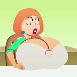 1girls 7-light-of-shadows-7 7los7 animated big_breasts breast_expansion breast_inflation breasts_bigger_than_head breasts_bigger_than_torso family_guy female female_only hourglass_figure huge_breasts hyper_breasts lois_griffin sound tagme video