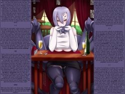 arachnid arachnid_humanoid drider femdom femdom_caption lindaroze monster_girl monster_musume_no_iru_nichijou rachnera_arachnera text_focus wall_of_text