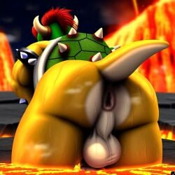bowser from mario (series) by notagaylizard
