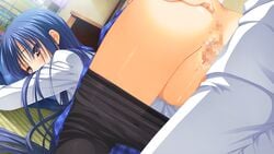 censored game_cg muririn nagamitsu_maya noble_works pantyhose penis school_uniform sex vagina yuzu-soft