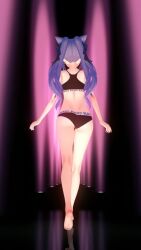 1girls 3d 9:16 animated ass ass_shake barefoot black_panties black_topwear blacked blacked_clothing dat_ass genshin_impact hip_sway keqing_(genshin_impact) keqing_(opulent_splendor)_(genshin_impact) kksallyear koikatsu lingerie mp4 no_sound purple_hair qos queen_of_spades seductive shorter_than_30_seconds solo solo_focus source_request tagme twintails underwear vertical_video video video_game_character video_games walking walking_away