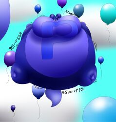 big_breasts blueberry_inflation breasts dinkles1me inflation spherical_inflation sunken_head sunken_limbs thick_thighs wide_hips