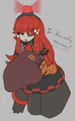 animate_inanimate big_breasts dialogue edit female female_focus grabbing_own_breast josebonn mimi_sentry robot robot_girl sentry_(team_fortress_2) skirt solo_female tagme team_fortress_2 thick_thighs valve