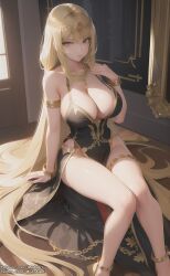 ai_generated big_breasts blonde_hair elden_ring mudoart queen_marika_the_eternal