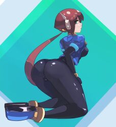 aile from mega man by brickshoes